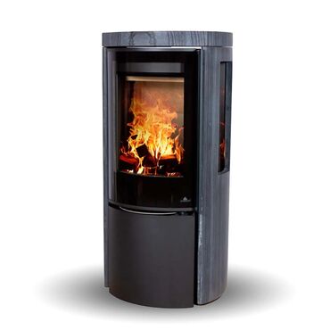 Cozy Modern Mørk Sandsten Sideglas