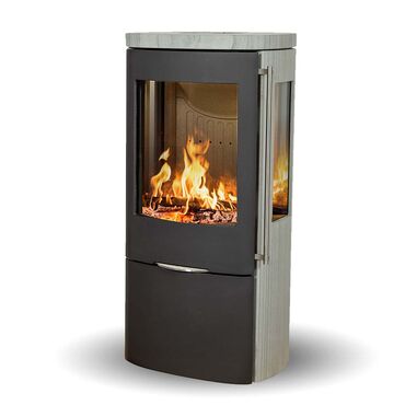 Senza Grey Wood Sandsten med Sideglas