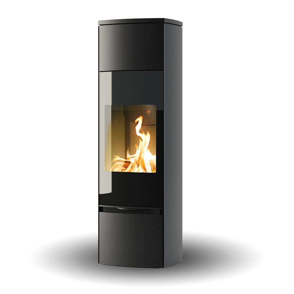 Bella High woodburning stoves from Jydepejsen Ideal for smaller homes