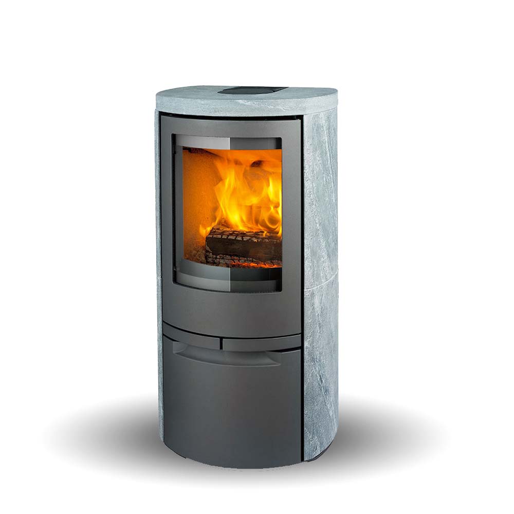 Cosmo 1147 Soapstone from Jydepejsen | Wood stove with cast iron